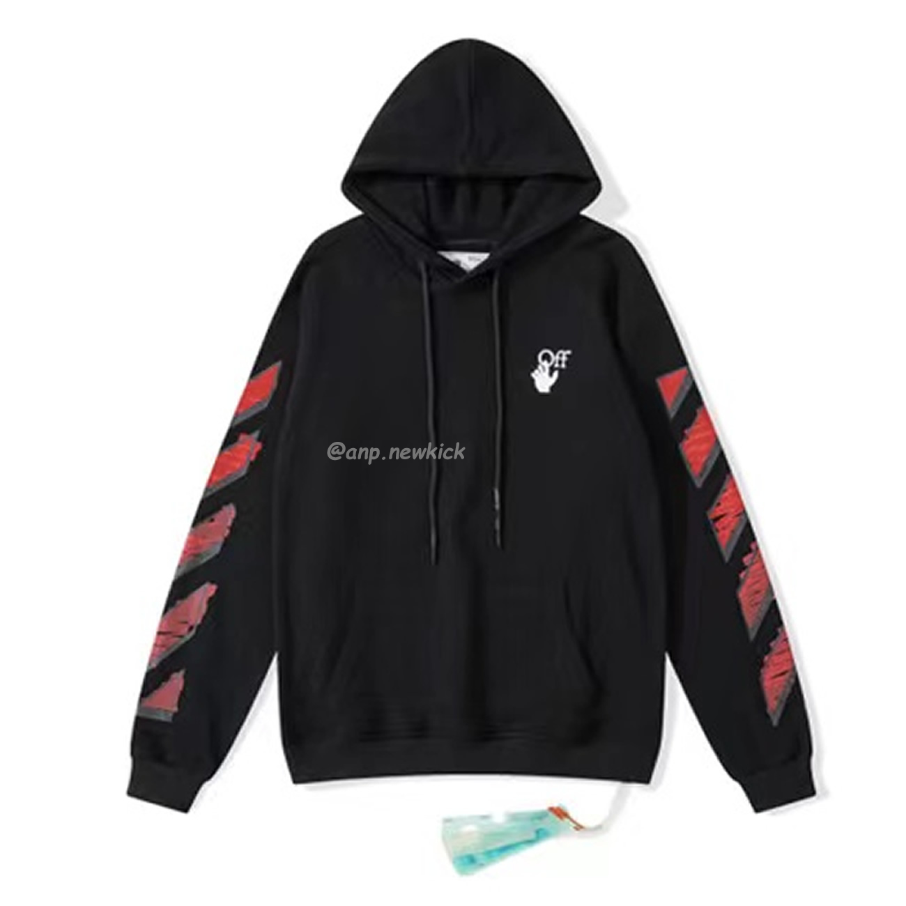 Off White Marker Hoodie Black Fuchsia Red Beige (16) - newkick.cc